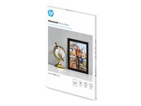 HP Advanced Glossy Photo Paper - Blank - A4 (210 x 297 mm) - 250 g/m² - 25 ark fotopapper - för ENVY 50XX; Officejet 52XX, 80XX; Photosmart B110, Wireless B110 Q5456A