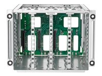 HPE 8SFF x1 U.3 BC Midplane Drive Cage Kit - Hållare för lagringsenheter - trippelläge P57108-B21