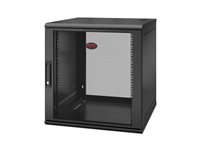 APC NetShelter WX AR112SH6 - Skåp - väggmontering - svart - 12U - 19" AR112SH6