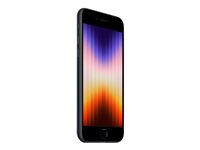 Apple iPhone SE (3rd generation) - 5G smartphone - dual-SIM / Internminne 128 GB - LCD-skärm - 4.7" - 1334 x 750 pixlar - rear camera 12 MP - front camera 7 MP - midnatt MMXJ3QN/A