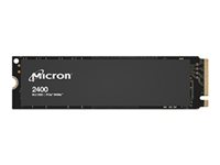 Micron 2400 - SSD - krypterat - 1 TB - inbyggd - M.2 2280 - PCIe 4.0 (NVMe) - 256 bitars AES - TCG Opal Encryption 2.01, Self-Encrypting Drive (SED) MTFDKBA1T0QFM-1BD15ABYYR