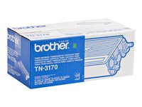 Brother TN3170 - Svart - original - tonerkassett - för Brother HL-5240, HL-5250, HL-5270, HL-5280, MFC-8460, MFC-8860, MFC-8870 TN3170