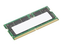 ThinkPad - DDR5 - modul - 32 GB - SO DIMM 262-pin - 4800 MT/s / PC5-38400 - ECC - Campus - grön - för ThinkPad P16 Gen 1 21D6, 21D7; ThinkStation P360 Ultra 30G1, 30G2 4X71K08910