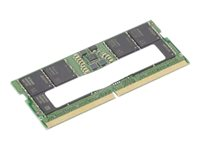 ThinkPad - DDR5 - modul - 16 GB - SO DIMM 262-pin - 4800 MT/s / PC5-38400 - Campus - grön - för ThinkPad T14 Gen 4 21HD; T15p Gen 3 21DA, 21DB 4X71K08907