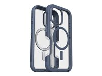 OtterBox Defender Series XT - Baksidesskydd för mobiltelefon - robust - MagSafe-kompatibilitet - plast - baby blue jeans - för Apple iPhone 16 77-96064