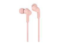 Belkin SoundForm - Hörlurar med mikrofon - inuti örat - kabelansluten - USB-C - ljudisolerande - rosa G3H0002HQPKV2