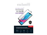 Insmat Exclusive - Skärmskydd för mobiltelefon - helskärm - glas - ramfärg svart - för Motorola Edge 60 Neo 861-1684