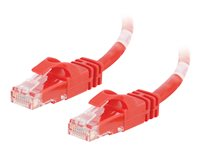 C2G Cat6 Booted Unshielded (UTP) Network Patch Cable - Patch-kabel - RJ-45 (hane) till RJ-45 (hane) - 1.5 m - UTP - CAT 6 - formpressad, hakfri, tvinnad - röd 83447