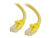 C2G Cat6 Booted Unshielded (UTP) Network Patch Cable - Patch-kabel - RJ-45 (hane) till RJ-45 (hane) - 2 m - UTP - CAT 6 - formpressad, hakfri, tvinnad - gul 83468