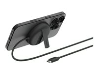 Belkin BoostCharge Pro - Trådlös laddningsplatta - magnetisk - 15 Watt - Fast Charge - svart WIA011HQBK