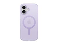 Belkin SheerForce Grip Series - Baksidesskydd för mobiltelefon - MagSafe-kompatibilitet - tillverkas av återvunna material - lavendel - för Apple iPhone 17 MSA034HQLV