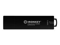 Kingston IronKey Keypad 200 - USB flash-enhet - krypterat - FIPS 140-3 Level 3 - 128 GB - USB 3.2 Gen 1 - TAA-kompatibel IKD500SM/128GB