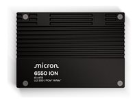 Micron 6550 ION - SSD - Enterprise - krypterat - 30.72 TB - inbyggd - 2.5" - U.2 PCIe 5.0 x4 (NVMe) - SHA-512, FIPS 140-3 Level 2 - Self-Encrypting Drive (SED), TCG Opal Encryption - TAA-kompatibel MTFDLAL30T7THL-1BK1DFCYYR