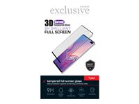 Insmat Exclusive - Skärmskydd för mobiltelefon - helskärm - 3D - glas - ramfärg svart - för OnePlus 12 861-1530
