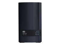WD My Cloud EX2 Ultra WDBVBZ0160JCH - Personlig molnlagringsenhet - 2 fack - 16 TB - HDD 8 TB x 2 - RAID 0, 1, JBOD - RAM 1 GB - Gigabit Ethernet - iSCSI support WDBVBZ0160JCH-EESN