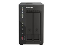 QNAP TS-253E - NAS-server - 2 fack - SATA 6Gb/s - RAID 0, 1, 5, 6, 10, 50, JBOD, 60 - RAM 8 GB - 2.5 Gigabit Ethernet - iSCSI support TS-253E-8G