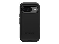 OtterBox Defender Series - Skyddsfodral för mobiltelefon - robust - polykarbonat, TPE (termaplastisk elastomer) - svart - för Google Pixel 9, 9 Pro 77-95590