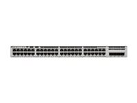 Cisco Catalyst 9200L - Network Essentials - switch - L3 - 48 x 10/100/1000 (PoE+) + 4 x gigabit SFP (upplänk) - rackmonterbar - PoE+ (1440 W) C9200L-48P-4G-E