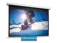 Da-Lite DescenderPro - Projektorduk - takmontering - motoriserad - 230 V - 94.88" (241 cm) - 16:9 - Matte White - RAL 9016 10106764