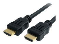 StarTech.com 1m High Speed HDMI Cable w/ Ethernet Ultra HD 4k x 2k - HDMI-kabel med Ethernet - HDMI hane till HDMI hane - 1 m - svart HDMM1MHS