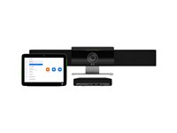 HP Poly Studio Medium Room Bundle - För zoomningsrum - paket för videokonferens (Poly TC10 pekstyrenhet, HP Mini Conferencing PC, Poly Studio USB videobar) - Zoomcertifierad, Certifierad för Microsoft-teams - svart - power adapter included 9C961AA