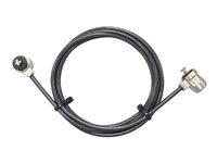 PORT Connect - Lås för säkerhetskabel - två huvuden - dark smoke - 50 cm 901238