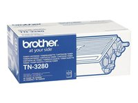 Brother TN3280 - Svart - original - tonerkassett - för Brother DCP-8070, HL-5340, 5350, 5370, 5380, MFC-8370, 8380, 8880, 8890 TN3280