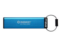 Kingston IronKey Keypad 200C - USB flash-enhet - krypterat - FIPS 140-3 Level 3 - 512 GB - USB 3.2 Gen 1 IKKP200C/512GB