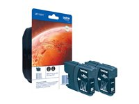 Brother LC1100HYBKBP2 - Hög kapacitet - svart - original - blister - bläckpatron - för Brother DCP-6690CW, MFC-5890CN, MFC-6490CW LC1100HYBKBP2