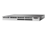 Cisco Catalyst 3850-16XS-S - Switch - L3 - Administrerad - 12 x 1 Gigabit / 10 Gigabit SFP+ + 4 x 10 Gigabit SFP+ (upplänk) - skrivbordsmodell, rackmonterbar WS-C3850-16XS-S
