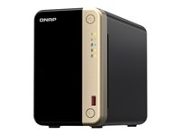 QNAP TS-264 - NAS-server - 2 fack - 16 TB - SATA 6Gb/s - HDD 8 TB x 2 - RAID 0, 1, JBOD - RAM 8 GB - 2.5 Gigabit Ethernet - iSCSI support TS-264-8G+2XST8000VN004