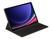 Samsung EF-DX720 - Tangentbord och foliefodral (bokomslag) - trådlös - POGO pin, Bluetooth - svart tangentbord, svart fodral - för Galaxy Tab S10 FE, Tab S9, Tab S9 FE EF-DX720BBEGSE
