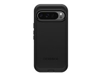 OtterBox Defender Series - Baksidesskydd för mobiltelefon - robust - polykarbonat, TPE (termaplastisk elastomer) - svart - för Google Pixel 9 Pro XL 77-95634