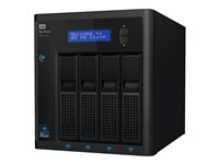 WD My Cloud PR4100 WDBNFA0720KBK - Pro Series - NAS-server - 4 fack - 72 TB - HDD 18 TB x 4 - RAID 0, 1, 5, 10, JBOD - RAM 4 GB - Gigabit Ethernet WDBNFA0720KBK-EESN