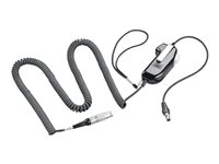 HP Poly SHS 2005-04 - PTT (push-to-talk)-förstärkare för headset - dubbla kanaler, LEMO FGG.2B.310, 0 Ohm ADD 8K6W0AA#AC3
