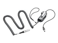Poly SHS 2005-05 - PTT (push-to-talk)-förstärkare för headset - dubbla kanaler, LEMO FGG.2B.310, 1,78 kOhm ADD - TAA-kompatibel 8K6W1AA