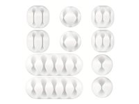 Insmat - Kabelhållare - vit (paket om 10) 133-1152