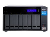 QNAP TVS-872XT - NAS-server - 8 fack - SATA 6Gb/s - RAID 0, 1, 5, 6, 10, 50, JBOD, 60 - RAM 16 GB - Gigabit Ethernet / 10 Gigabit Ethernet / Thunderbolt 3 - iSCSI support TVS-872XT-I5-16G