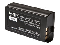 Brother BA-E001 - Batteri för skrivare - litiumjon - för Brother PT-P750; P-Touch PT-750, PT-E500, PT-E550, PT-H500, PT-H75 BAE001