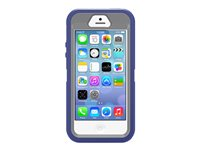 OtterBox Defender Series Apple iPhone 5/5s - Skydd för mobiltelefon - kraftig polykarbonat, syntetiskt gummi - marin 77-35115