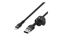 Belkin BoostCharge - Lightning-kabel - USB hane till Lightning hane - 1 m - svart CAA010BT1MBK