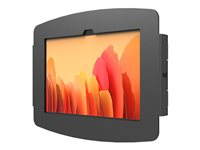Compulocks Galaxy Tab A7 10.4" Space Enclosure Wall Mount - Hölje - för surfplatta - låsbar - höggradig aluminium - svart - skärmstorlek: 10.4" - monteringsgränssnitt: 100 x 100 mm - väggmonterbar - för Samsung Galaxy Tab A7 (10.4 tum) 104GA7SB