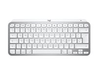Logitech Master Series MX Keys Mini for Mac - Tangentbord - compact - bakgrundsbelyst - trådlös - Bluetooth LE - QWERTY - brittisk - rymdgrå 920-012651
