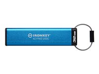 Kingston IronKey Keypad 200C - USB flash-enhet - krypterat - FIPS 140-3 Level 3 - 32 GB - USB-C 3.2 Gen 1 IKKP200C/32GB