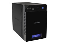 NETGEAR ReadyNAS 104 RN10421D - NAS-server - 4 fack - 2 TB - SATA 3Gb/s - HDD 1 TB x 2 - RAID 0, 1, 5, 6, 10, JBOD - RAM 512 MB - Gigabit Ethernet - iSCSI support RN10421D-100EUS