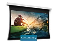 Da-Lite Tensioned DescenderPro - Projektorduk - takmontering - motoriserad - 230 V - 134.65" (342 cm) - 16:10 - HD Progressive 1.1 - RAL 9016 10106710