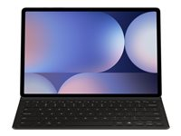 Samsung EF-DX920 - Tangentbord och foliefodral (bokomslag) - slim, AI-tangent - trådlös - POGO pin, Bluetooth - svart tangentbord, svart fodral - för Galaxy Tab S10 Ultra, Tab S9 Ultra EF-DX920BBEGSE