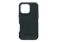 OtterBox Defender Series - Baksidesskydd för mobiltelefon - MagSafe-kompatibilitet - silikon - salvia (grön) - för Apple iPhone 16 Pro Max 77-95997