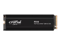 Crucial P310 - SSD - 4 TB - inbyggd - M.2 2280 - PCIe 4.0 x4 (NVMe) - integrerad kylfläns CT4000P310SSD5