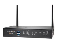SonicWall TZ470W - Essential Edition - säkerhetsfunktion - 1GbE, 2.5GbE - Wi-Fi 5 - 2.4 GHz, 5 GHz - SonicWall säkerhetsuppgradering, plusprogram (2 år) - skrivbord 02-SSC-6812